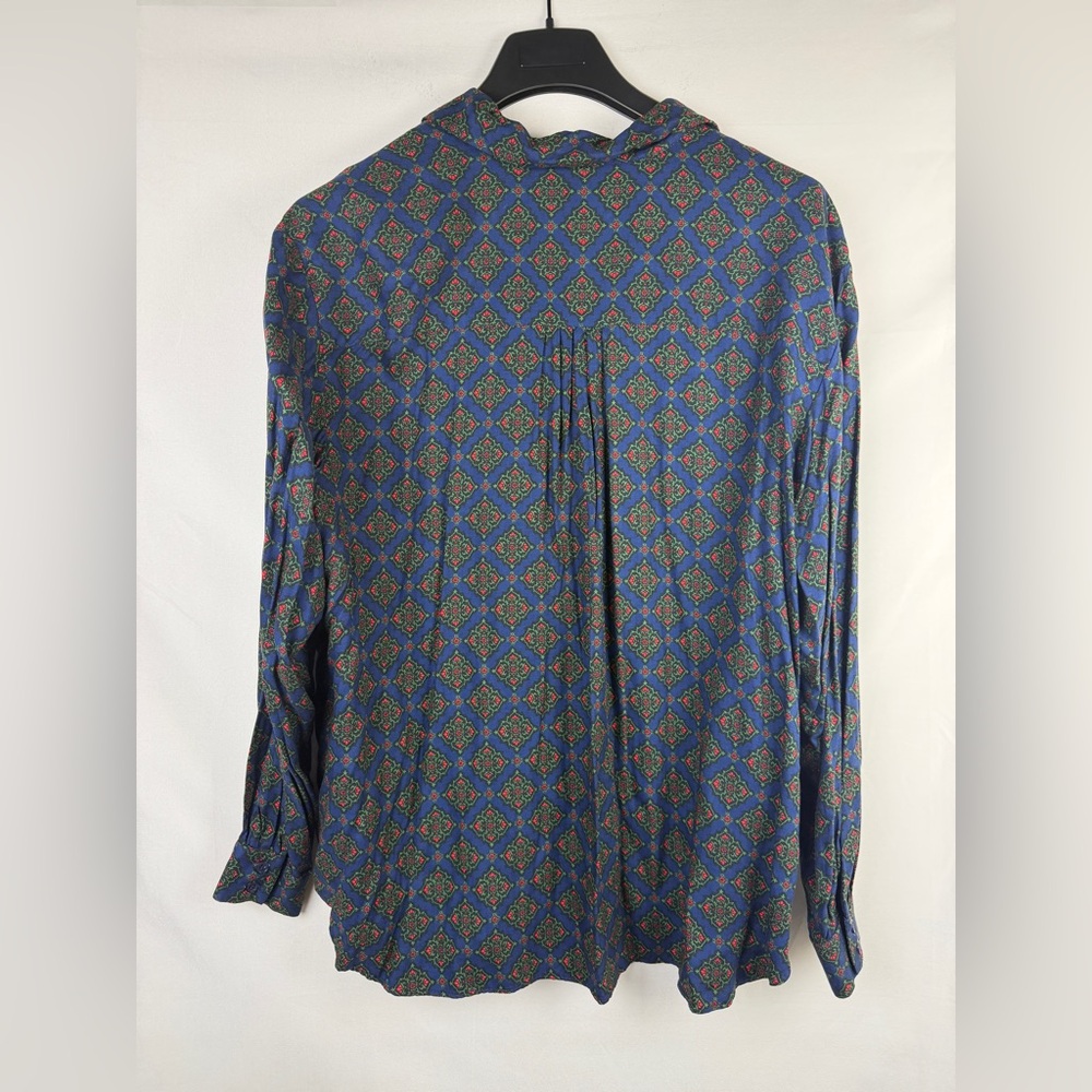 Pendleton Blue and Red Patterned button front Shi… - image 4